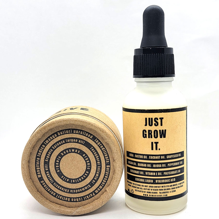 Beard Growth Kit (Beard Balm & Beard Serum)